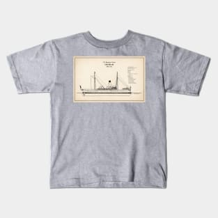 United States Revenue Cutter Gresham - SD Kids T-Shirt